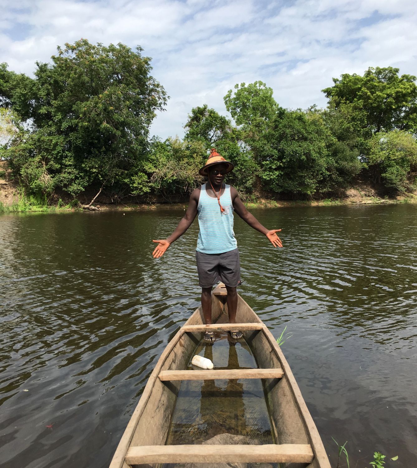 On the river, Ghana