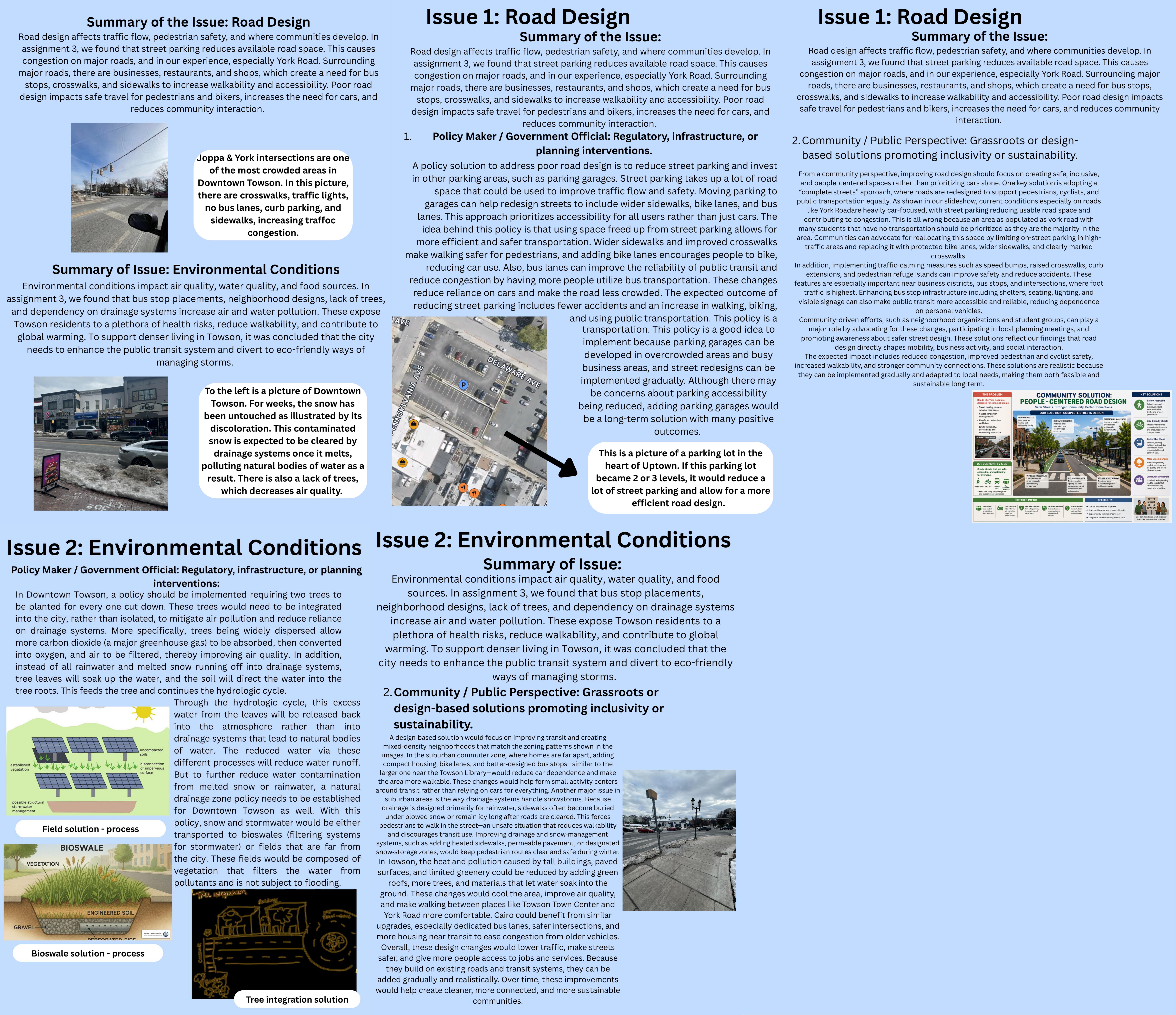 Design and Policy Solutions Poster